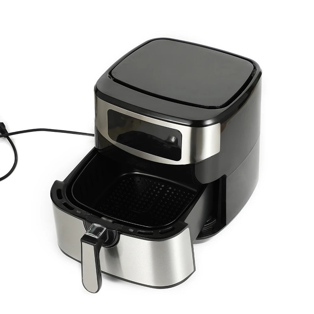 Kitchen Appliances Small Electric Air Convection Fryer Knob Oven With Bakeware and Grill